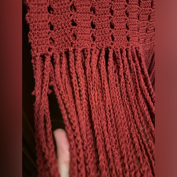 NWT Chasing Unicorns My Wild Love Crochet Skirt in Port Size S - Picture 8 of 8